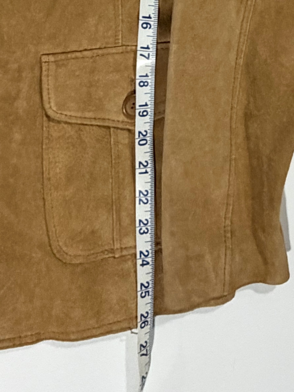 Columbia Women's Suede Cowhide‎ Leather Button-Front Jacket - Picture 5 of 7